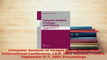 Download  Computer Analysis of Images and Patterns 9th International Conference CAIP 2001 Warsaw Free Books