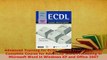 PDF  Advanced Training for ECDL  Word Processing The Complete Course for Advanced Word Download Online
