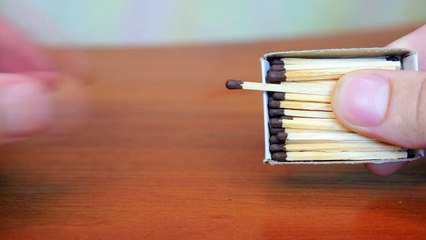 How to Light a Match with a Rubber