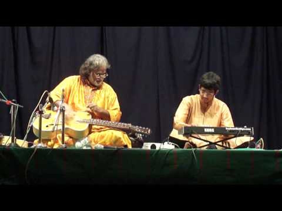 Pt. Vishwa Mohan Bhatt ji on Mohan Veena with Sathya on Keyboard