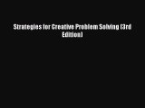 [Read Book] Strategies for Creative Problem Solving (3rd Edition)  EBook