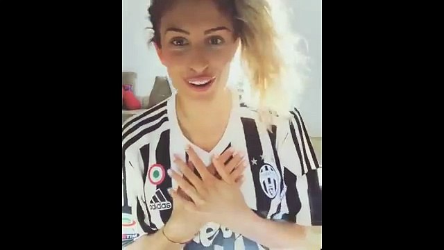 Juventus: Valentina Allegri festeggia lo #5cudetto