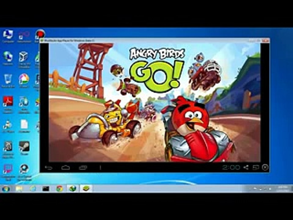 Angry Birds Go on Pc Bluestacks ICS