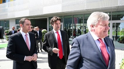 Inauguration de la nouvelle place Kuborn à Seraing