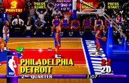 NBA Hang Time (Philadelphia 76ers - Detroit Pistons) (High Voltage Software) (Windows) _1996_