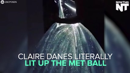Claire Danes Literally Lit up Like A Disney Princess At The Met Gala