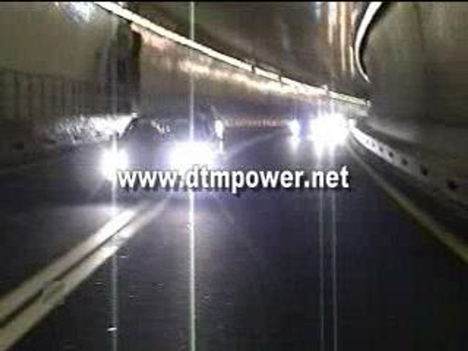 BMW  trois generations in tunnel!