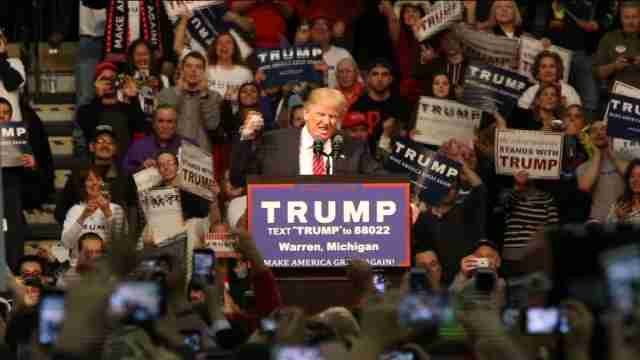 Trump refuerza su liderazgo entre los republicanos pero perdería ante Clinton
