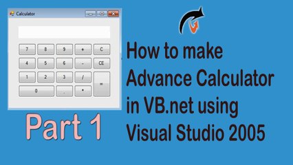 how to create advance calculator in VB.net Part 1