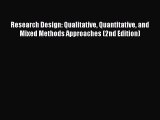 [Read Book] Research Design: Qualitative Quantitative and Mixed Methods Approaches (2nd Edition)