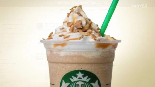 Starbucks Introduces New Caramel Waffle Cone Frappuccino