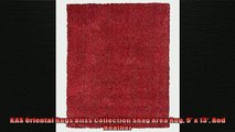 For you  KAS Oriental Rugs Bliss Collection Shag Area Rug 9 x 13 Red Heather