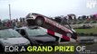 These Guys Jump Over Wrecked Cars For A Chance At $73