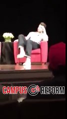 Protestors go crazy during The Triggering event at UMass