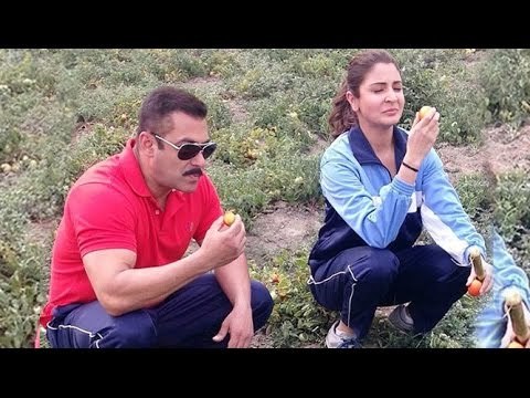 Salman Khan & Anushka Eating RAW Tomatoes During SULTAN Shoot LEAKED