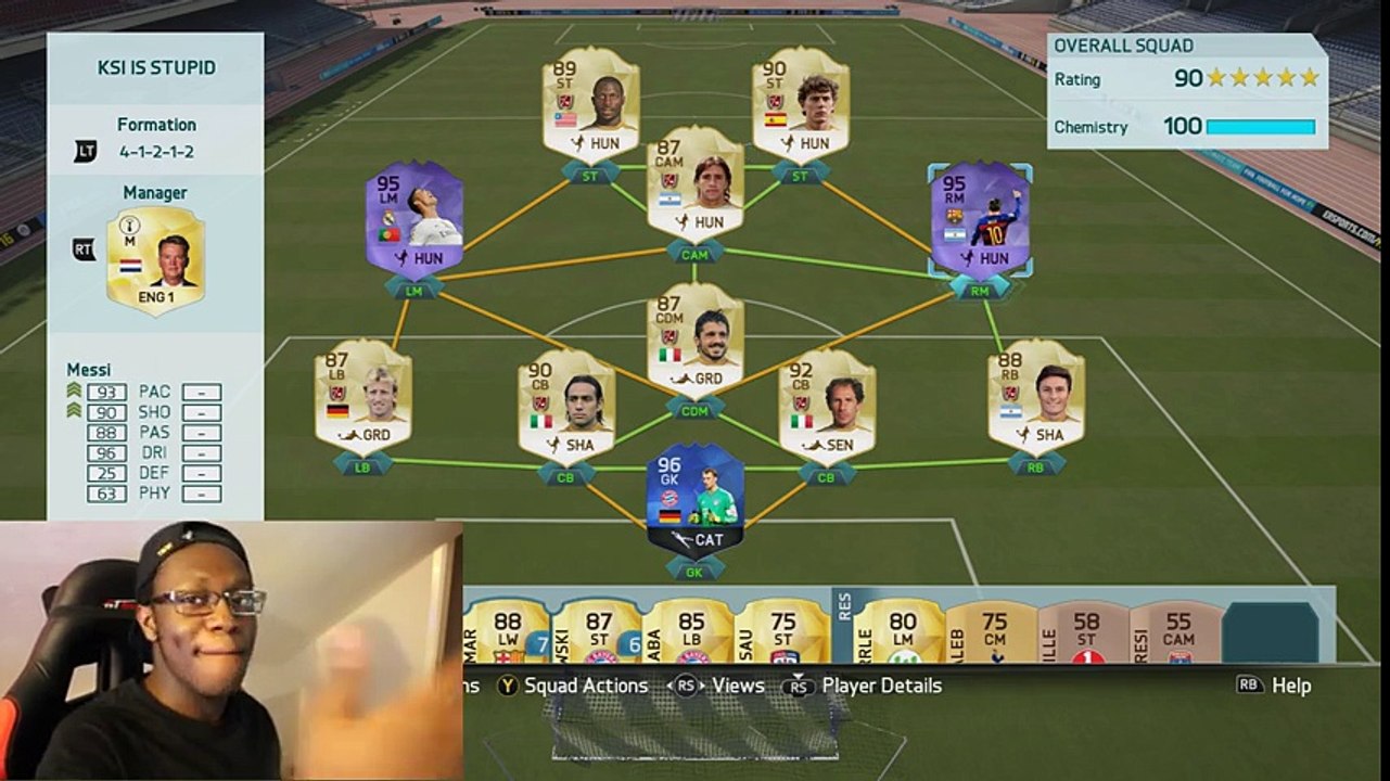 I GOT RONALDO AND MESSI!