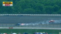 Carl Edwards Wrecks Dale Earnhardt Jr. - Talladega - 2016 NASCAR Sprint Cup