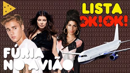 Top 5 piores casos de fúria no avião das celébs EVEEEEEEEEER
