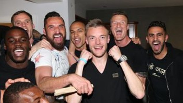 CHAMPIONS! Leicester City Players Going Wild