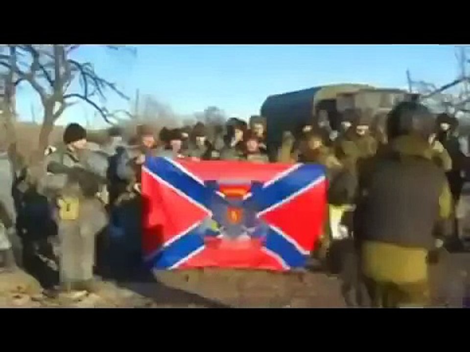 Captured tanks and equipment APU Debaltseve 20 02 2015 Ukraine News Today War!