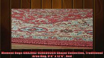 The Best  Momeni Rugs GHAZNGZ03RED93C6 Ghazni Collection Traditional Area Rug 93 x 126 Red