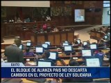 Asamblea realiza primer debate de la ley de Solidaridad