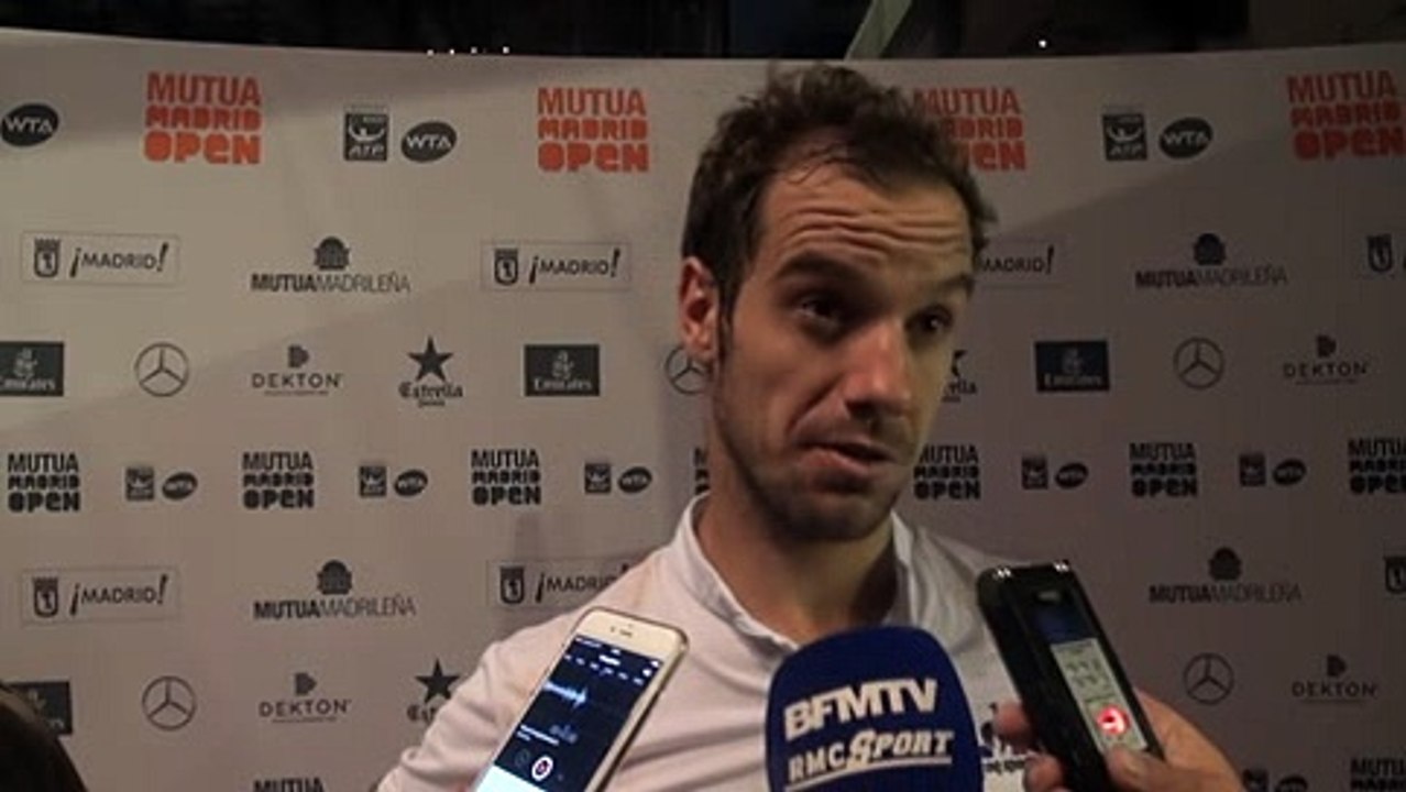 ATP - Mutua Madrid Open 2016 - Richard Gasquet : "15 ans sur le circuit que j'y suis, c'est dur"
