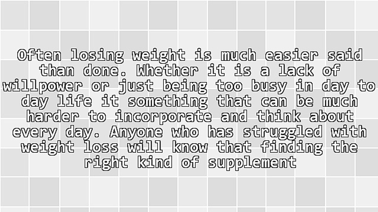 Weight Loss Supplements You Can Trust