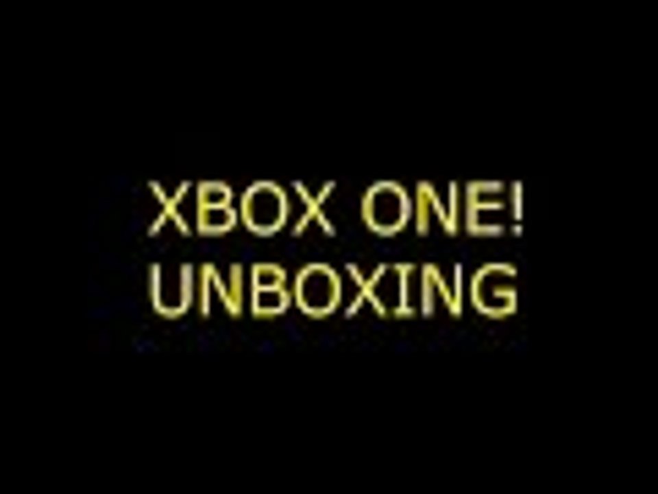 XBOX ONE UNBOXING (outro, making intro, daily uploads)