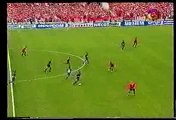 Gol de Guillermo Barros Schelotto a Independiente (Boca 1-Independiente 1 24-11-2002)