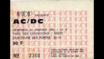 AC/DC - High Voltage - Parc de Penfeld, Brest, France - 23 January 1981