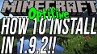 How To Download & Install Optifine In Minecraft 1.9.2