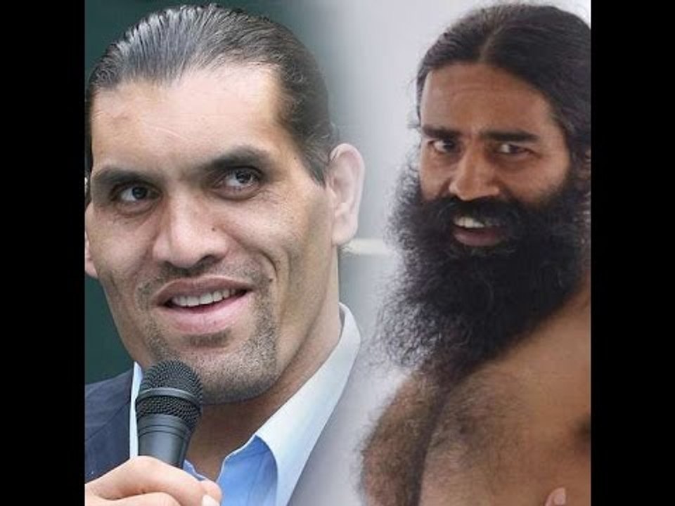 Khali angry with Baba Ramdev