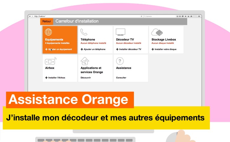 Assistance Orange - J'appaire ma télécommande (décodeur TV4