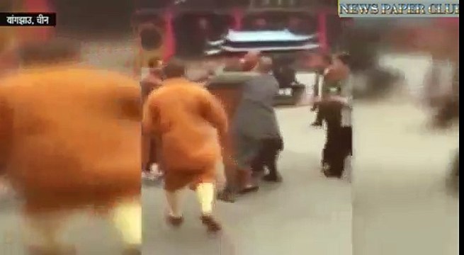 Video of Buddhist monks fighting at temple goes viral
