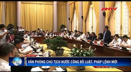Lệnh của Chủ tịch nước công bố 7 Luật