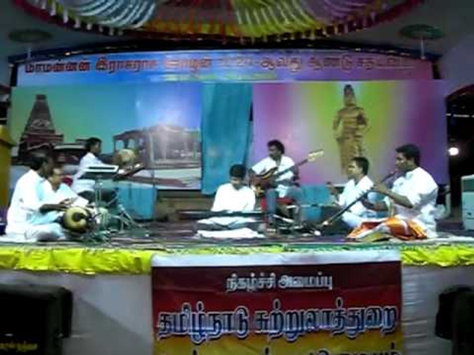08-Sadhaya Vizha, Thanjavur 1024th Birthday celebrations Sathya performing Thanjai periya Kovil