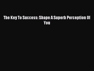 Download The Key To Success: Shape A Superb Perception Of You Ebook Online