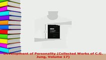 PDF  Development of Personality Collected Works of CG Jung Volume 17 PDF Book Free