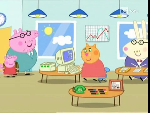 Peppa Pig Italiano S2e22 L'ufficio di papà Pig