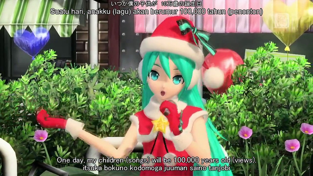 DECO 27 ft. Hatsune Miku - Ai Kotoba [Subtitle Indonesia]