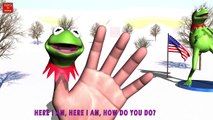 KERMIT THE FROG SING KARAOKE Finger Family | Nursery Rhymes for Children | 3D Animation