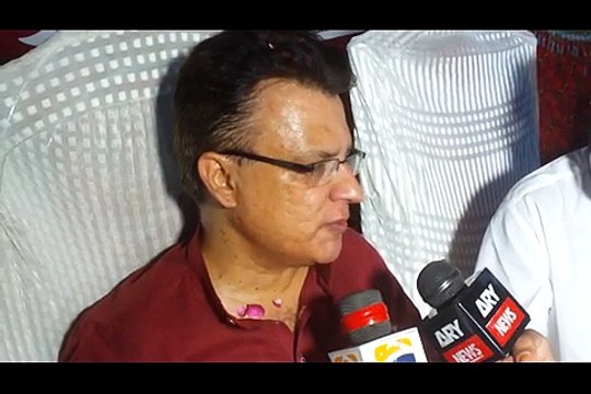 QAT President Ayaz Latif Palijo sb's Media briefing K N Shah Rally and Jalsa.. 1st May 2016