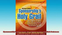 FREE PDF  Sponsorships Holy Grail Six Sigma Forges the Link Between Sponsorship  Business Goals  FREE BOOOK ONLINE