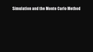 Book Simulation and the Monte Carlo Method Full Ebook