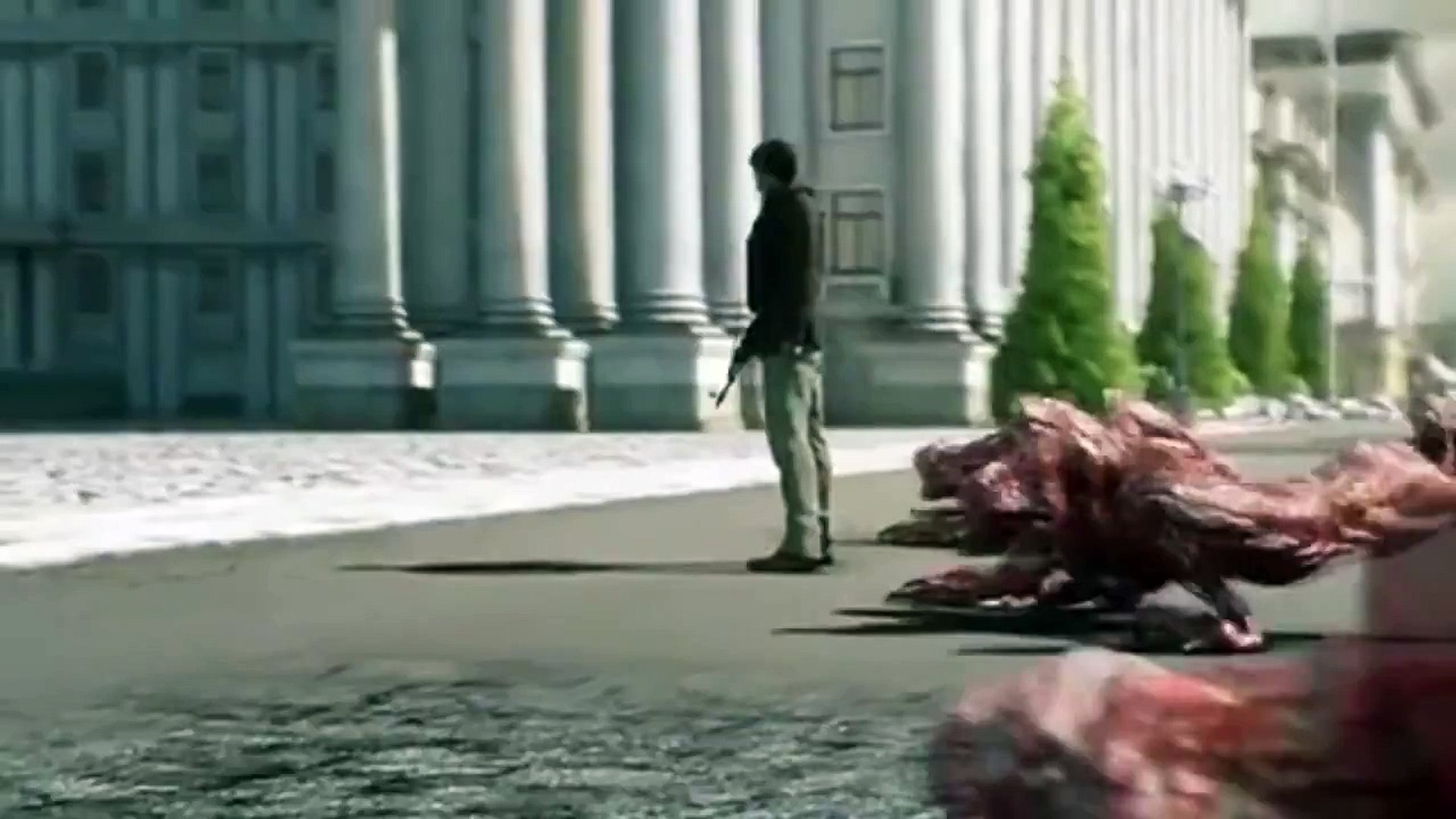 Resident Evil: Damnation Tyrant vs. Lickers and Leon with Buddy - video  Dailymotion, image size:1920x1080