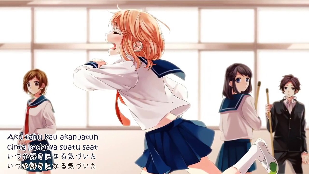 HoneyWorks ft. GUMI - I'm in Love With You Now (triangle story) [Subtitle Indonesia]