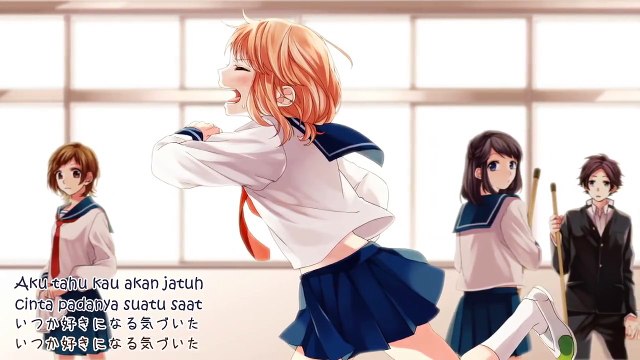 HoneyWorks ft. GUMI - I'm in Love With You Now (triangle story) [Subtitle Indonesia]