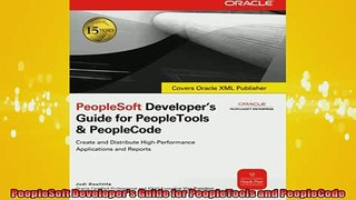 EBOOK ONLINE  PeopleSoft Developers Guide for PeopleTools and PeopleCode  DOWNLOAD ONLINE