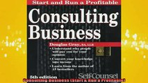 READ book  Consulting Business Start  Run a Profitable READ ONLINE
